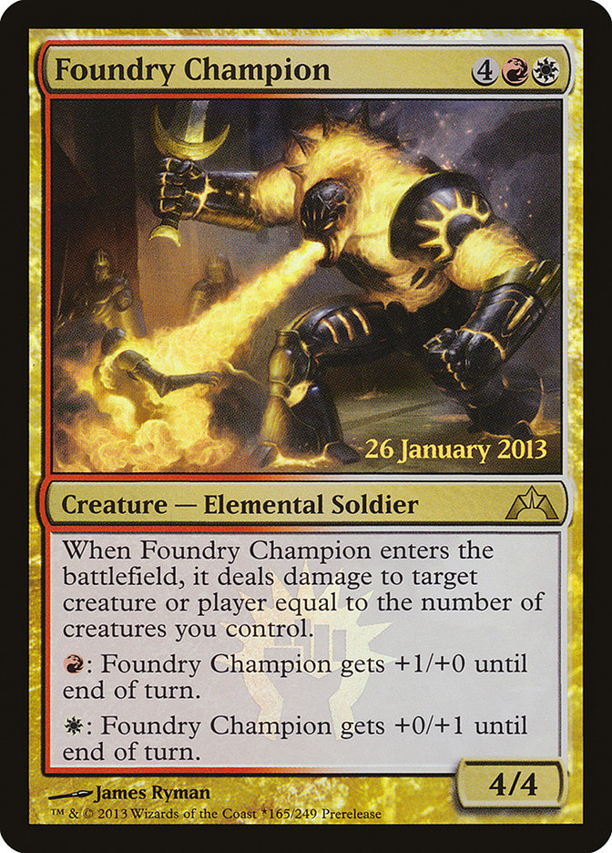 Foundry Champion [Gatecrash Prerelease Promos] | Shuffle n Cut Hobbies & Games