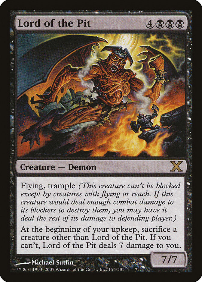 Lord of the Pit [Tenth Edition] | Shuffle n Cut Hobbies & Games