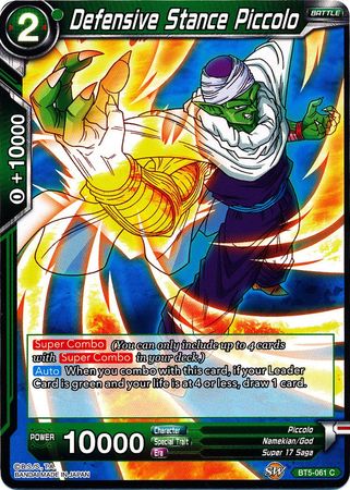 Defensive Stance Piccolo (BT5-061) [Miraculous Revival] | Shuffle n Cut Hobbies & Games