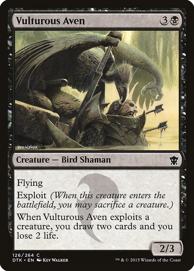 Vulturous Aven [Dragons of Tarkir] | Shuffle n Cut Hobbies & Games