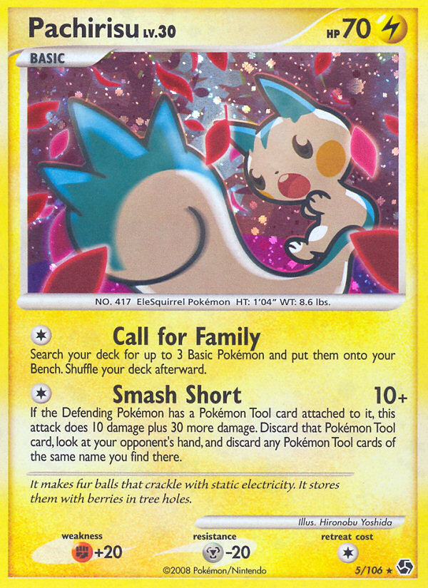 Pachirisu (5/106) [Diamond & Pearl: Great Encounters] | Shuffle n Cut Hobbies & Games
