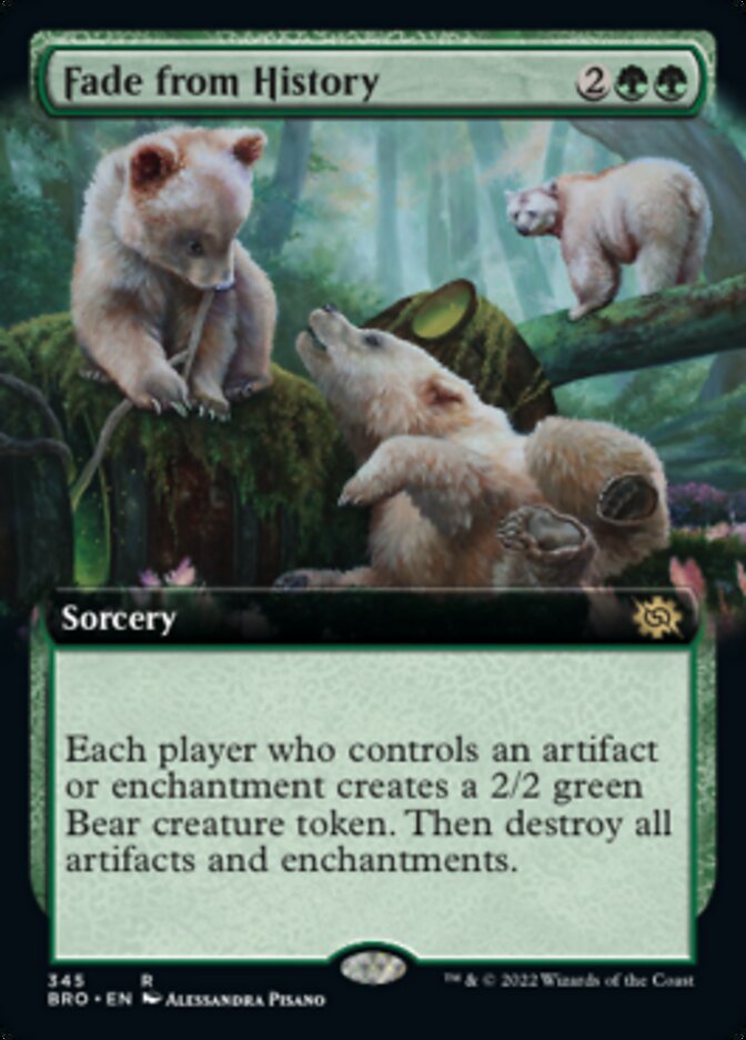 Fade from History (Extended Art) [The Brothers' War] | Shuffle n Cut Hobbies & Games
