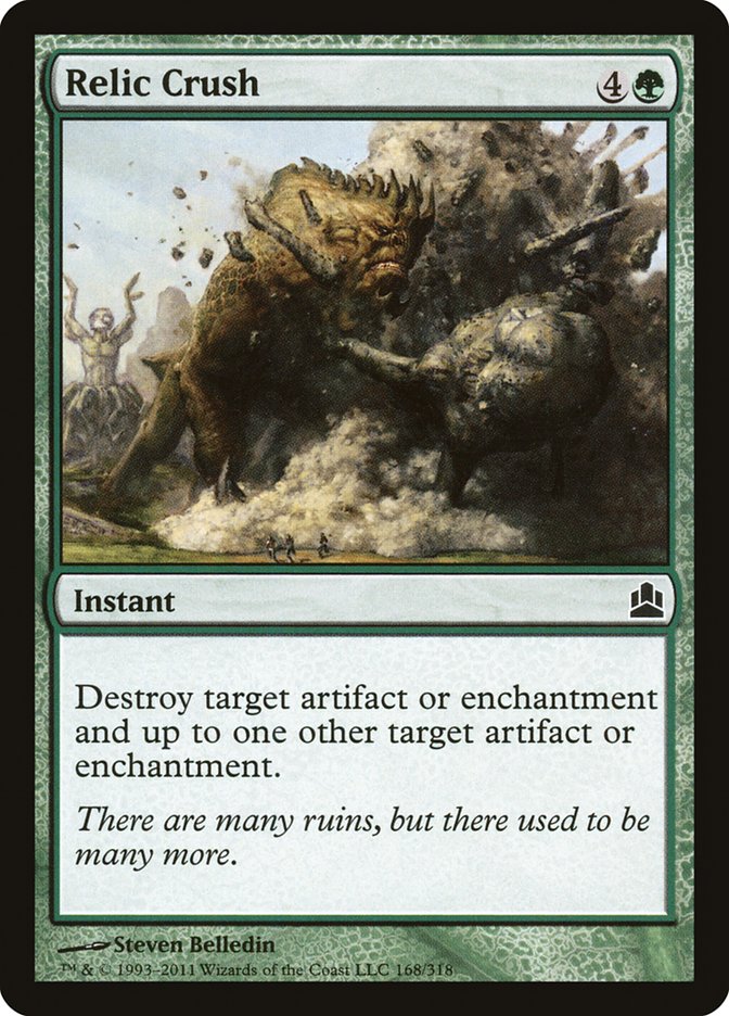 Relic Crush [Commander 2011] | Shuffle n Cut Hobbies & Games