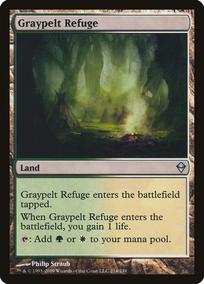 Graypelt Refuge [Zendikar] | Shuffle n Cut Hobbies & Games