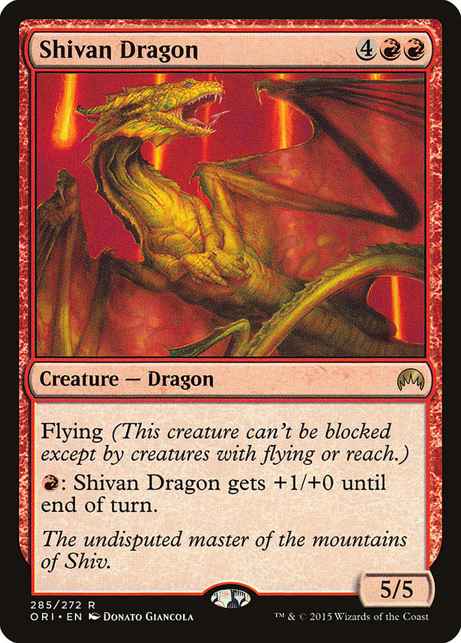 Shivan Dragon [Magic Origins] | Shuffle n Cut Hobbies & Games