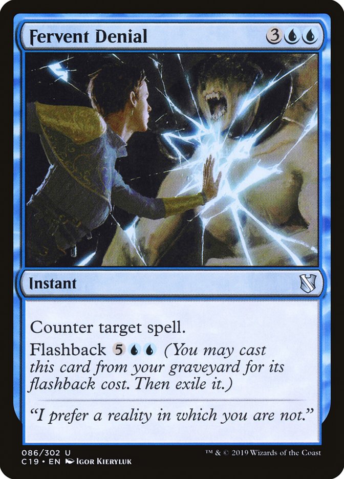 Fervent Denial [Commander 2019] | Shuffle n Cut Hobbies & Games