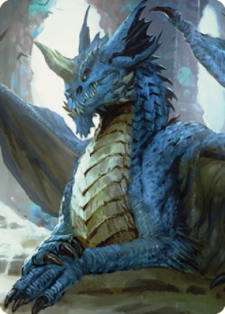 Young Blue Dragon Art Card [Commander Legends: Battle for Baldur's Gate Art Series] | Shuffle n Cut Hobbies & Games