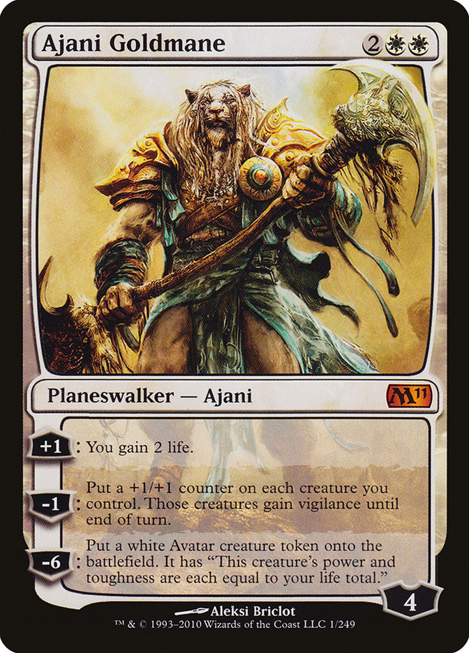 Ajani Goldmane [Magic 2011] | Shuffle n Cut Hobbies & Games