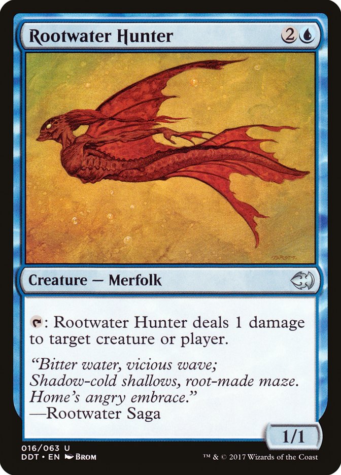 Rootwater Hunter [Duel Decks: Merfolk vs. Goblins] | Shuffle n Cut Hobbies & Games