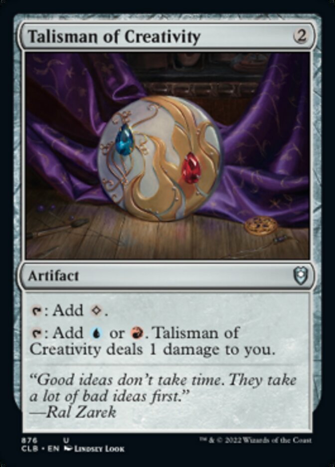 Talisman of Creativity [Commander Legends: Battle for Baldur's Gate] | Shuffle n Cut Hobbies & Games
