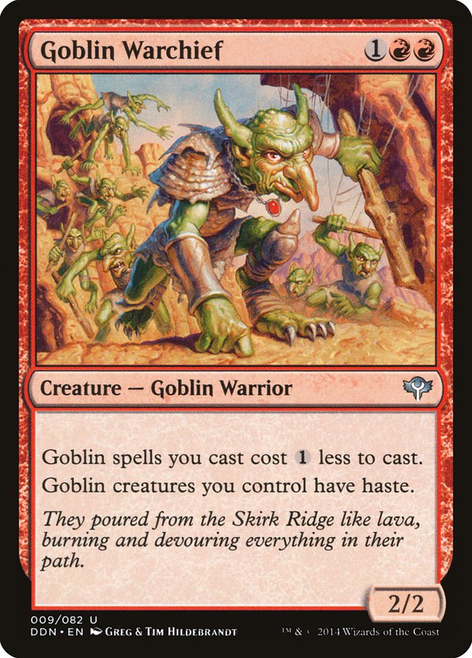 Goblin Warchief [Duel Decks: Speed vs. Cunning] | Shuffle n Cut Hobbies & Games