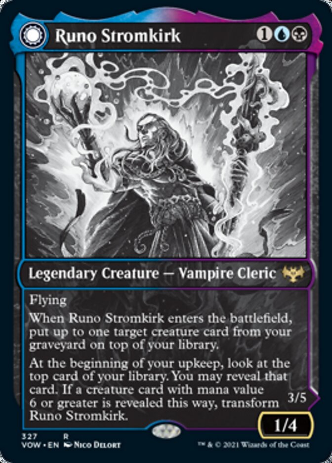 Runo Stromkirk // Krothuss, Lord of the Deep (Showcase Eternal Night) [Innistrad: Crimson Vow] | Shuffle n Cut Hobbies & Games