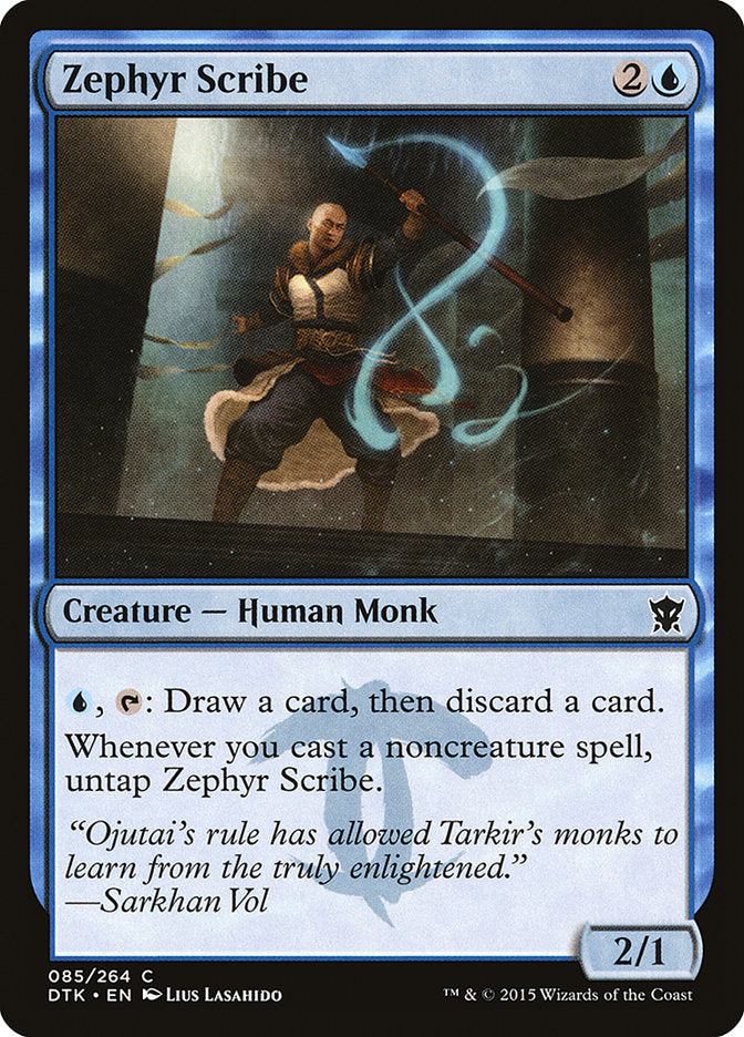 Zephyr Scribe [Dragons of Tarkir] | Shuffle n Cut Hobbies & Games