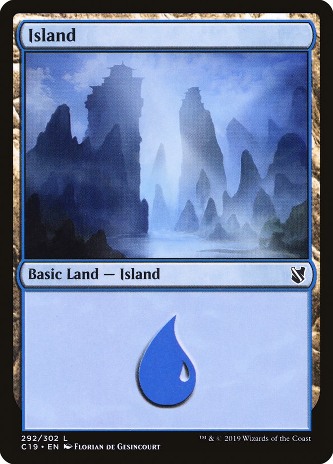 Island (292) [Commander 2019] | Shuffle n Cut Hobbies & Games