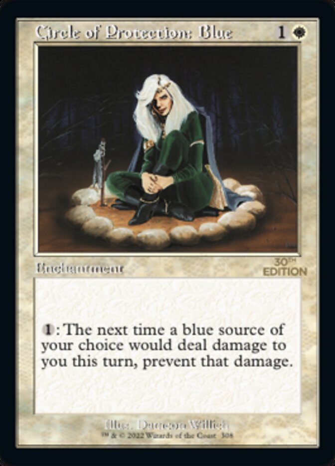 Circle of Protection: Blue (Retro) [30th Anniversary Edition] | Shuffle n Cut Hobbies & Games