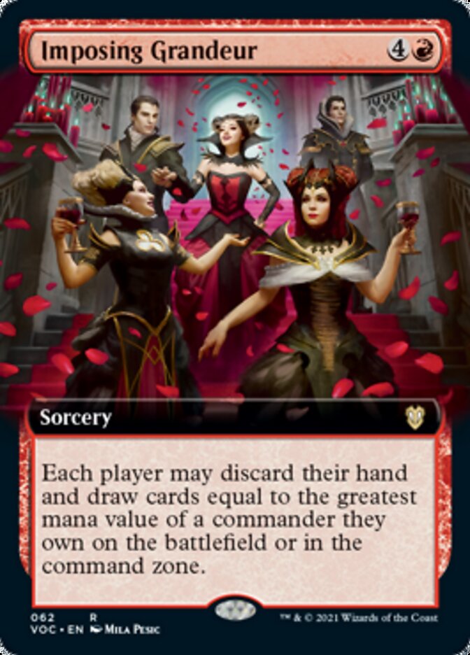 Imposing Grandeur (Extended Art) [Innistrad: Crimson Vow Commander] | Shuffle n Cut Hobbies & Games