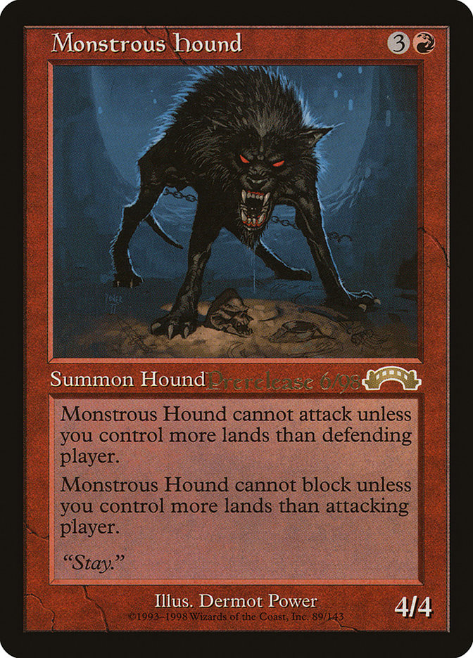 Monstrous Hound [Exodus Promos] | Shuffle n Cut Hobbies & Games