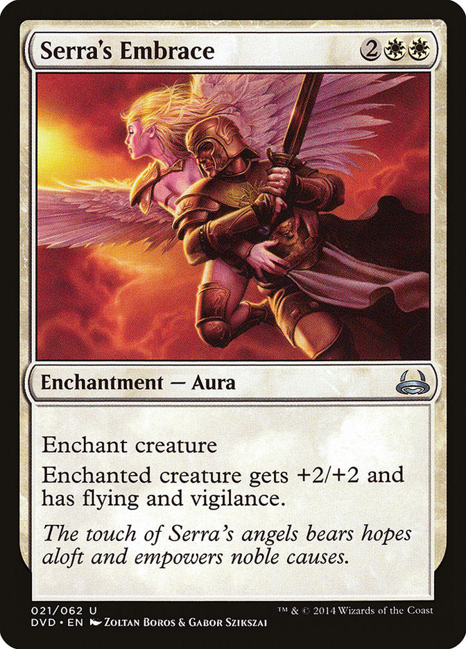 Serra's Embrace (Divine vs. Demonic) [Duel Decks Anthology] | Shuffle n Cut Hobbies & Games