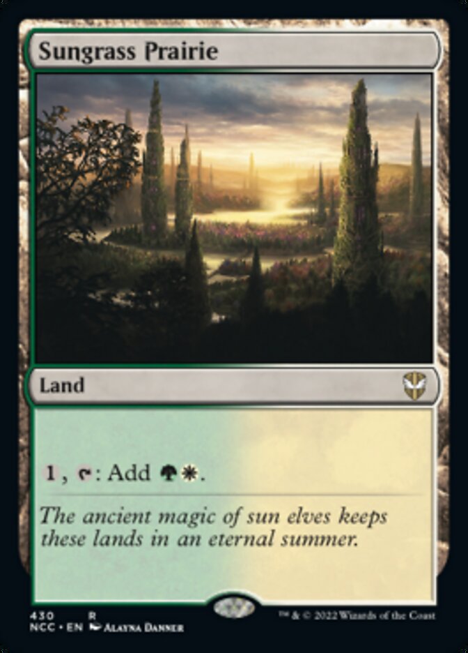 Sungrass Prairie [Streets of New Capenna Commander] | Shuffle n Cut Hobbies & Games