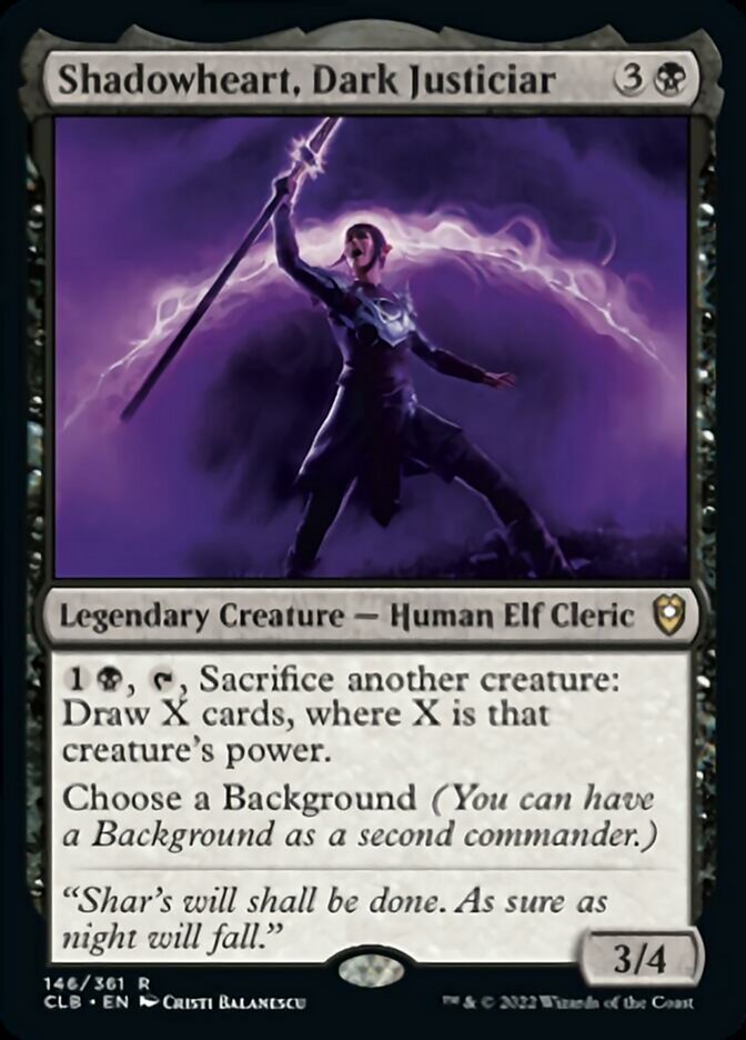 Shadowheart, Dark Justiciar [Commander Legends: Battle for Baldur's Gate] | Shuffle n Cut Hobbies & Games