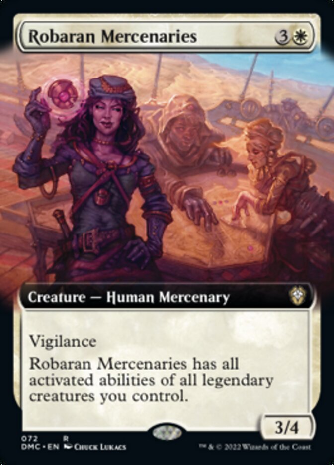 Robaran Mercenaries (Extended Art) [Dominaria United Commander] | Shuffle n Cut Hobbies & Games