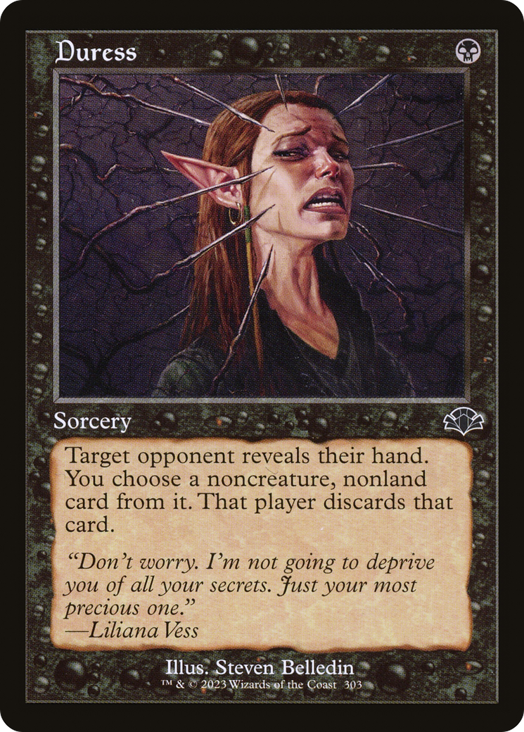 Duress (Retro) [Dominaria Remastered] | Shuffle n Cut Hobbies & Games