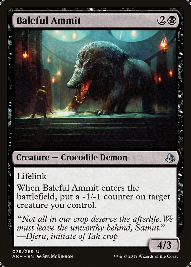 Baleful Ammit [Amonkhet] | Shuffle n Cut Hobbies & Games