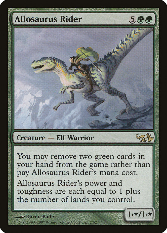 Allosaurus Rider [Duel Decks: Elves vs. Goblins] | Shuffle n Cut Hobbies & Games