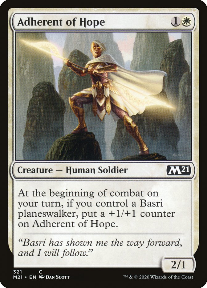 Adherent of Hope [Core Set 2021] | Shuffle n Cut Hobbies & Games