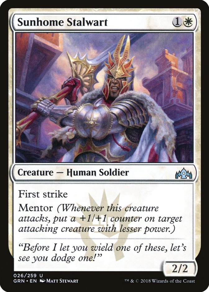 Sunhome Stalwart [Guilds of Ravnica] | Shuffle n Cut Hobbies & Games
