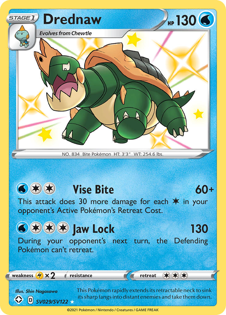 Drednaw (SV029/SV122) [Sword & Shield: Shining Fates] | Shuffle n Cut Hobbies & Games