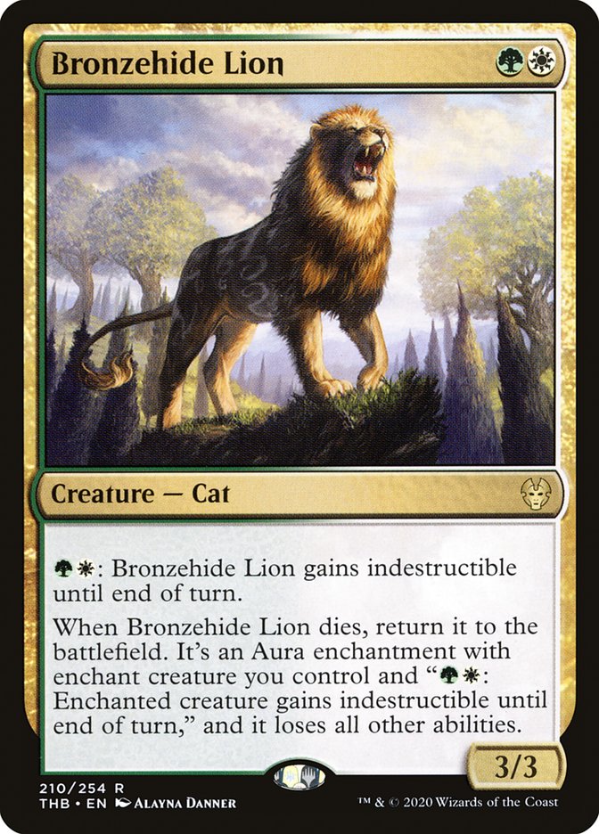 Bronzehide Lion [Theros Beyond Death] | Shuffle n Cut Hobbies & Games