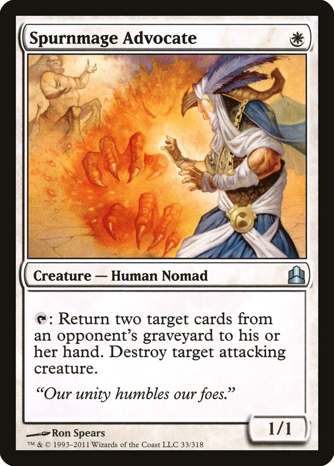 Spurnmage Advocate [Commander 2011] | Shuffle n Cut Hobbies & Games