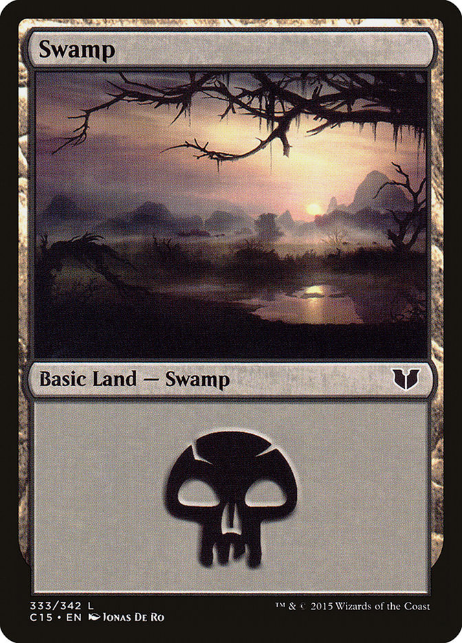 Swamp (333) [Commander 2015] | Shuffle n Cut Hobbies & Games