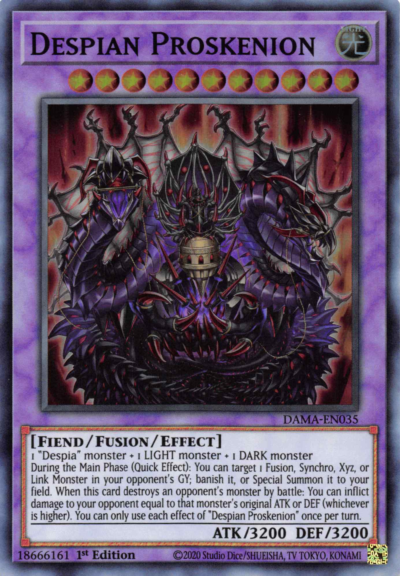 Despian Proskenion [DAMA-EN035] Super Rare | Shuffle n Cut Hobbies & Games