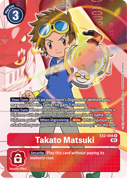Takato Matsuki [EX2-056] (Alternate Art) [Digital Hazard] | Shuffle n Cut Hobbies & Games