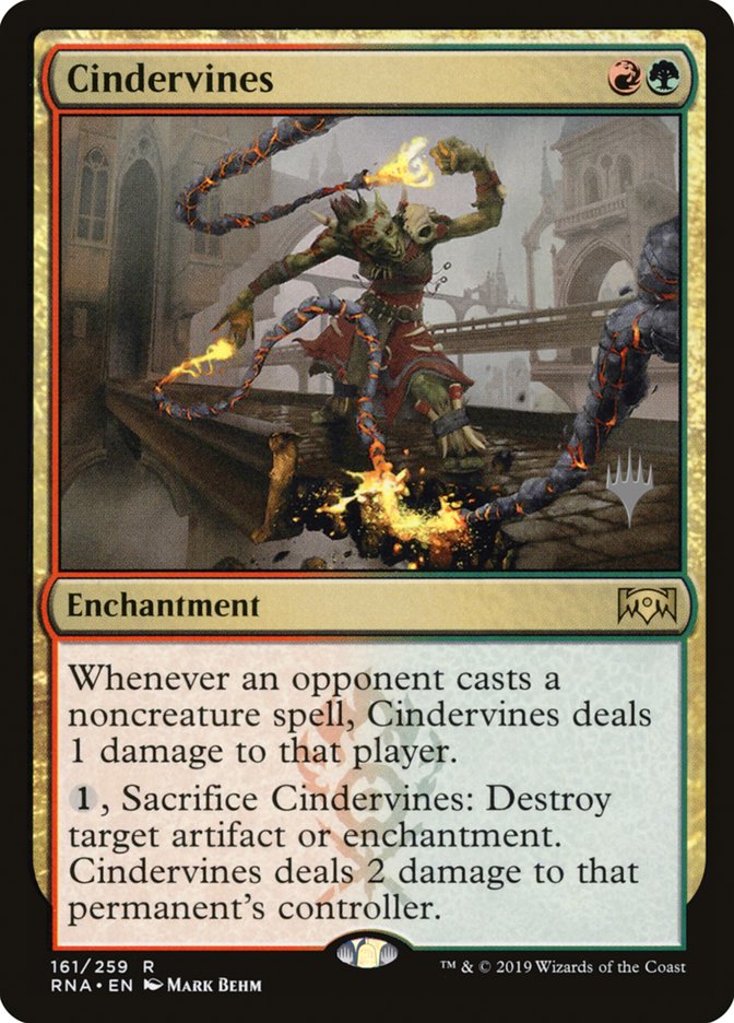 Cindervines (Promo Pack) [Ravnica Allegiance Promos] | Shuffle n Cut Hobbies & Games