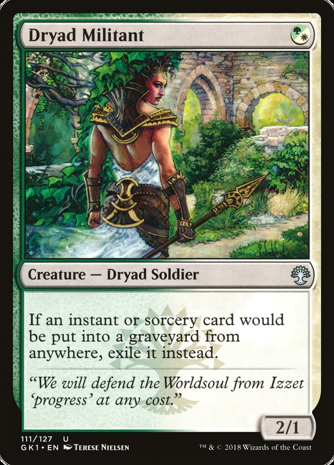 Dryad Militant [Guilds of Ravnica Guild Kit] | Shuffle n Cut Hobbies & Games