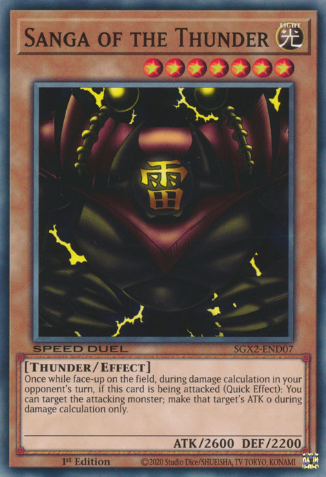Sanga of the Thunder [SGX2-END07] Common | Shuffle n Cut Hobbies & Games