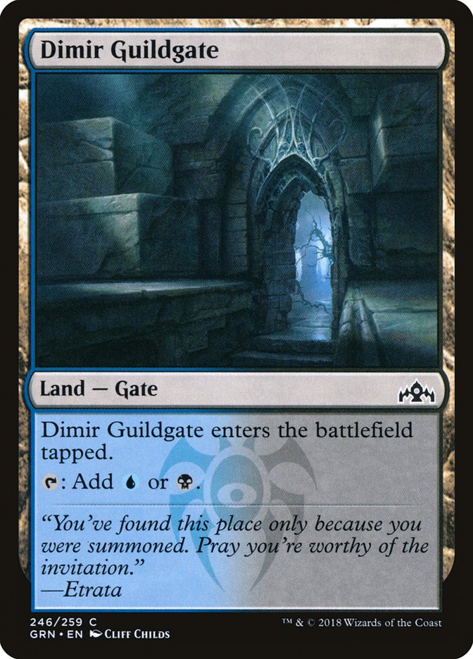 Dimir Guildgate (246/259) [Guilds of Ravnica] | Shuffle n Cut Hobbies & Games