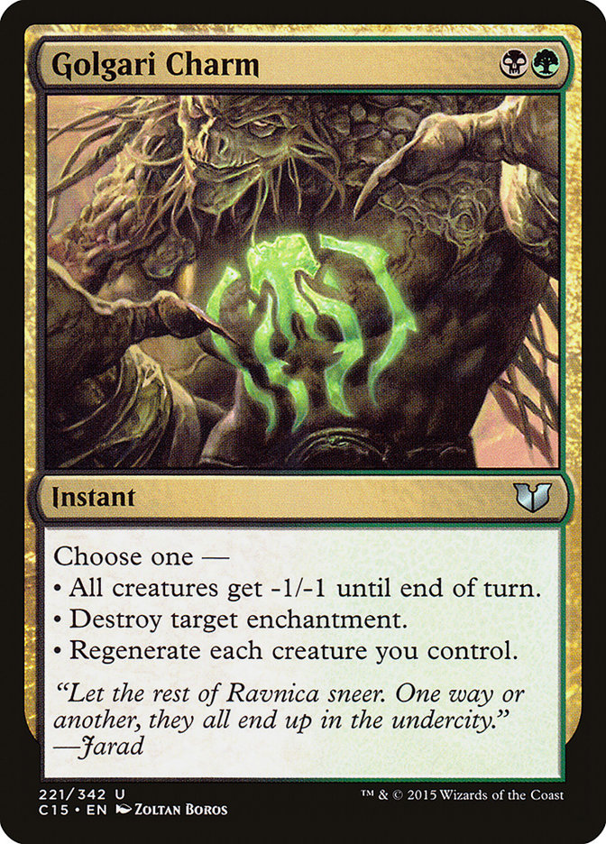 Golgari Charm [Commander 2015] | Shuffle n Cut Hobbies & Games