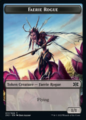Faerie Rogue // Soldier Double-Sided Token [Double Masters 2022 Tokens] | Shuffle n Cut Hobbies & Games