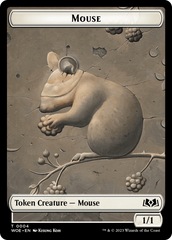 Mouse // Food (0011) Double-Sided Token [Wilds of Eldraine Tokens] | Shuffle n Cut Hobbies & Games