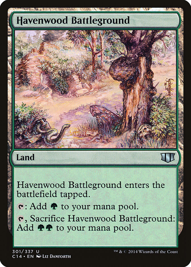 Havenwood Battleground [Commander 2014] | Shuffle n Cut Hobbies & Games