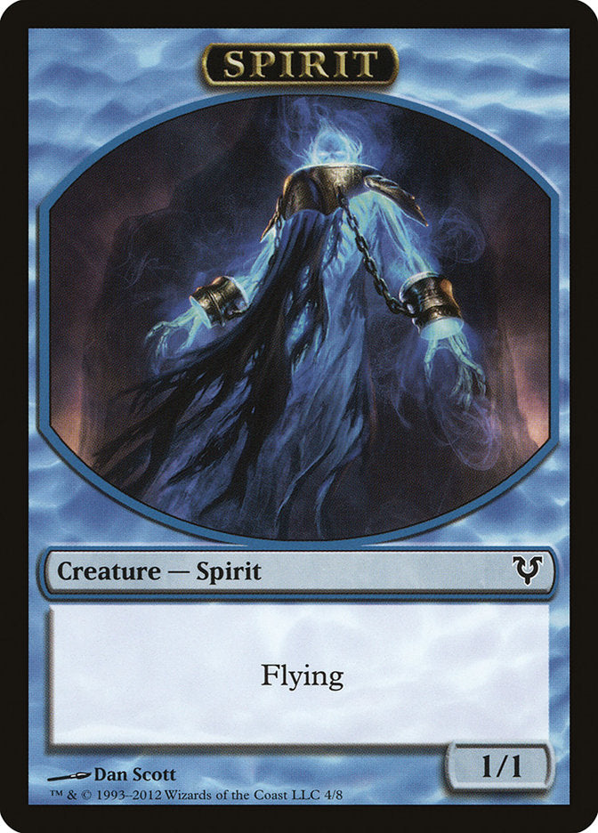 Spirit Token (4/8) [Avacyn Restored Tokens] | Shuffle n Cut Hobbies & Games