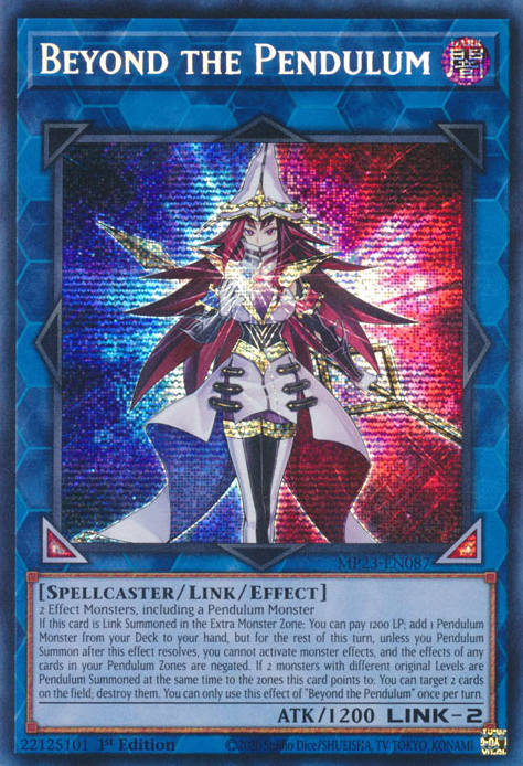 Beyond the Pendulum [MP23-EN087] Prismatic Secret Rare | Shuffle n Cut Hobbies & Games