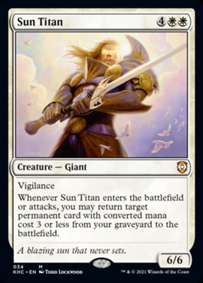 Sun Titan [Kaldheim Commander] | Shuffle n Cut Hobbies & Games