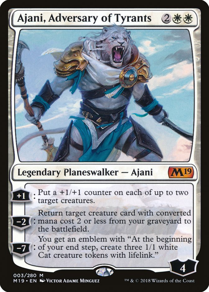 Ajani, Adversary of Tyrants [Core Set 2019] | Shuffle n Cut Hobbies & Games