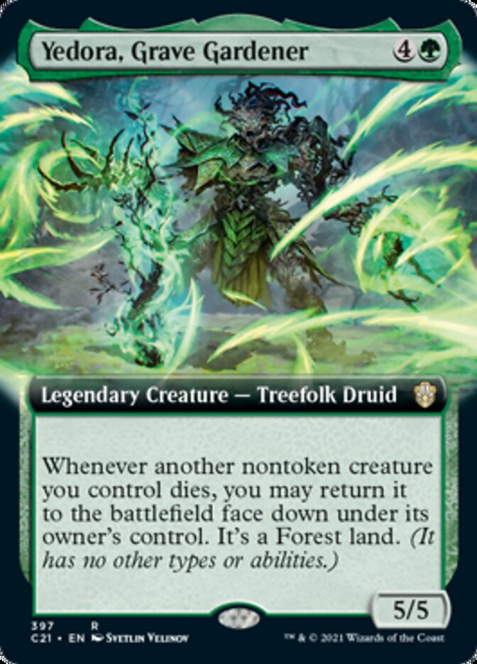 Yedora, Grave Gardener (Extended Art) [Commander 2021] | Shuffle n Cut Hobbies & Games