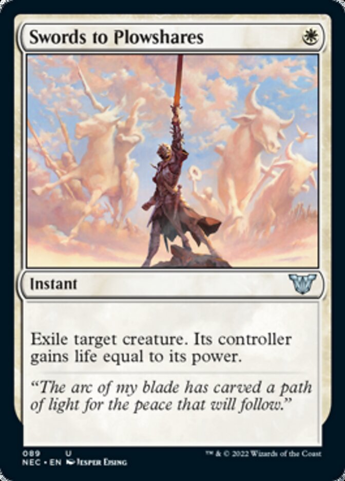 Swords to Plowshares [Kamigawa: Neon Dynasty Commander] | Shuffle n Cut Hobbies & Games